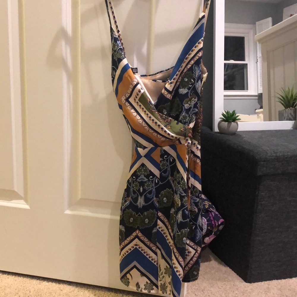 Gorgeous patterned silk romper